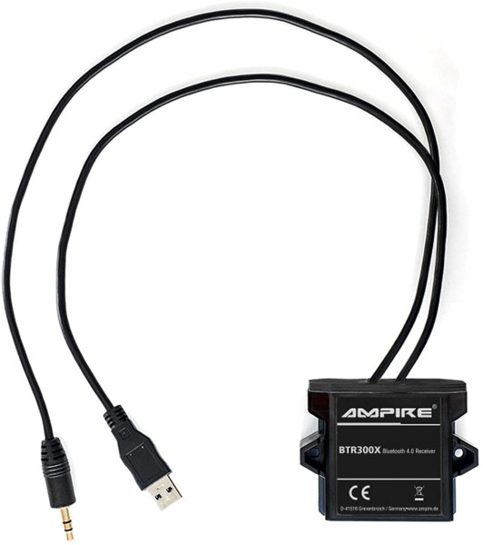 Ampire BTR300X Bluetooth adapter USB/AUX B-Ware