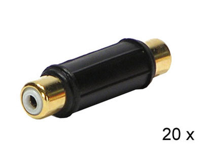 RTA 352.021-2 Cinch Kupplung 20 x weiblich, schwarz