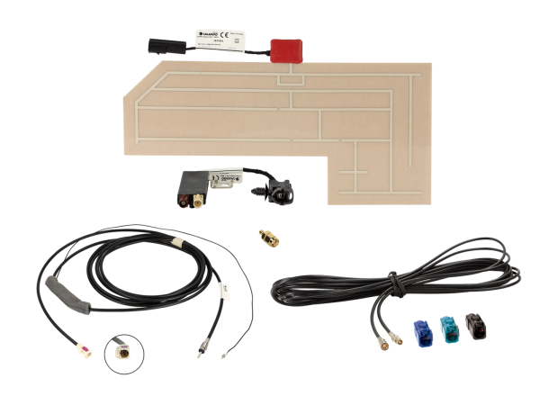 ACV 65-7677950-1 Glasklebeantenne Folienklebeantenne Kit FM/DAB+