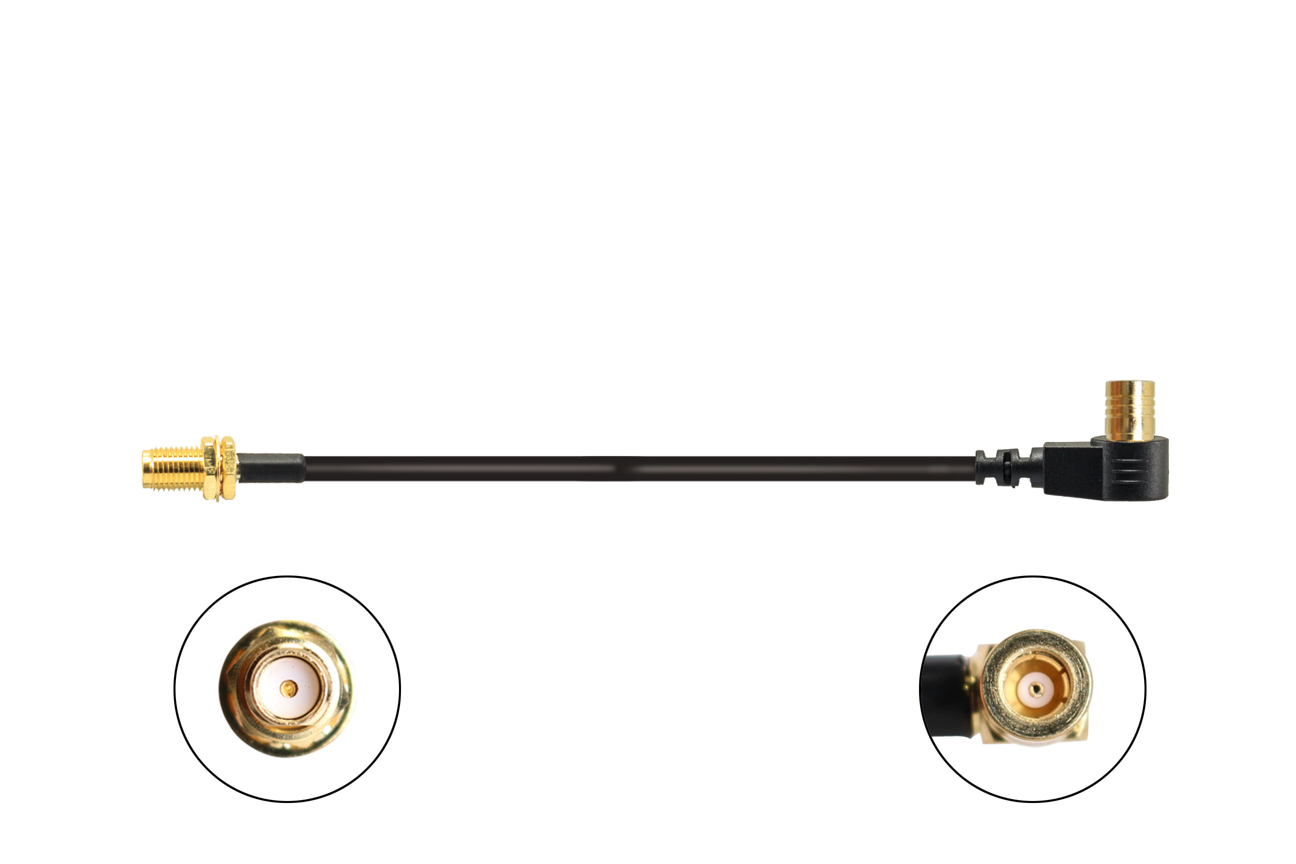 RTA 206.028-0 Antennenadapter SMA auf SMB, Antennen-Adapter, Antennentechnik, Einbauzubehör